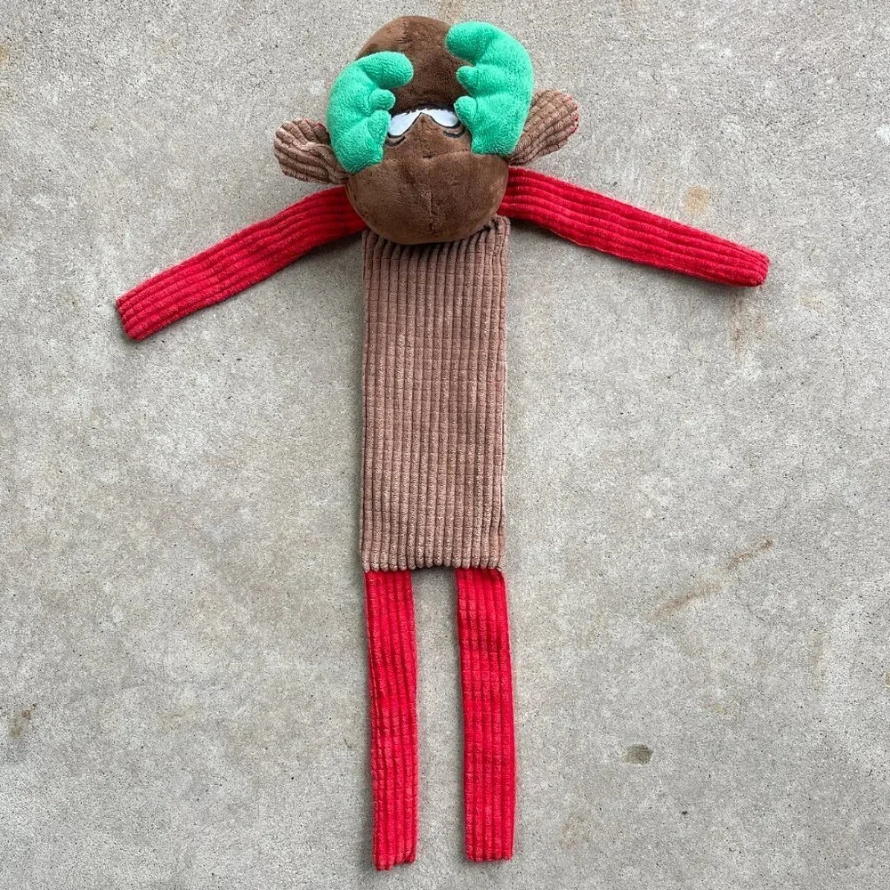 Large Christmas Moose Dog Toy